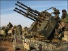 Armée tchadienne Tchad canon antiaérien  . Des soldats tchadiens avec leurs véhicules blindés AML-90 sont sationnés dans les montagnes de Kapka près de la frontière avec le Soudan. Des avions de combat tchadiens ont attaqué une base rebelle tchadienne près de la frontière, au Sud-Ouest de El-Geneina dans la région du Darfour au Soudan.
