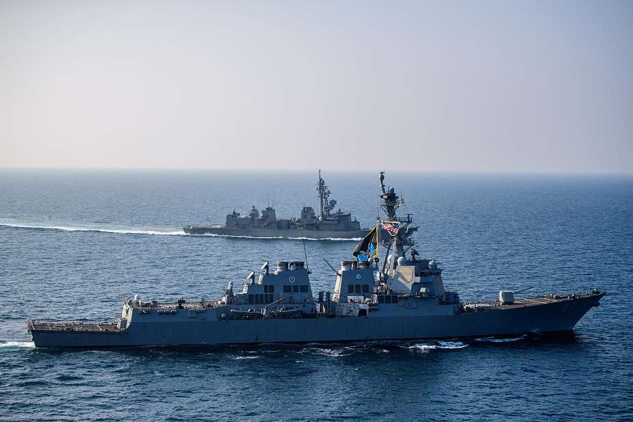 US Navy USS Mason Missile Destroyer Ship Neutralizes Houthi Missile and ...